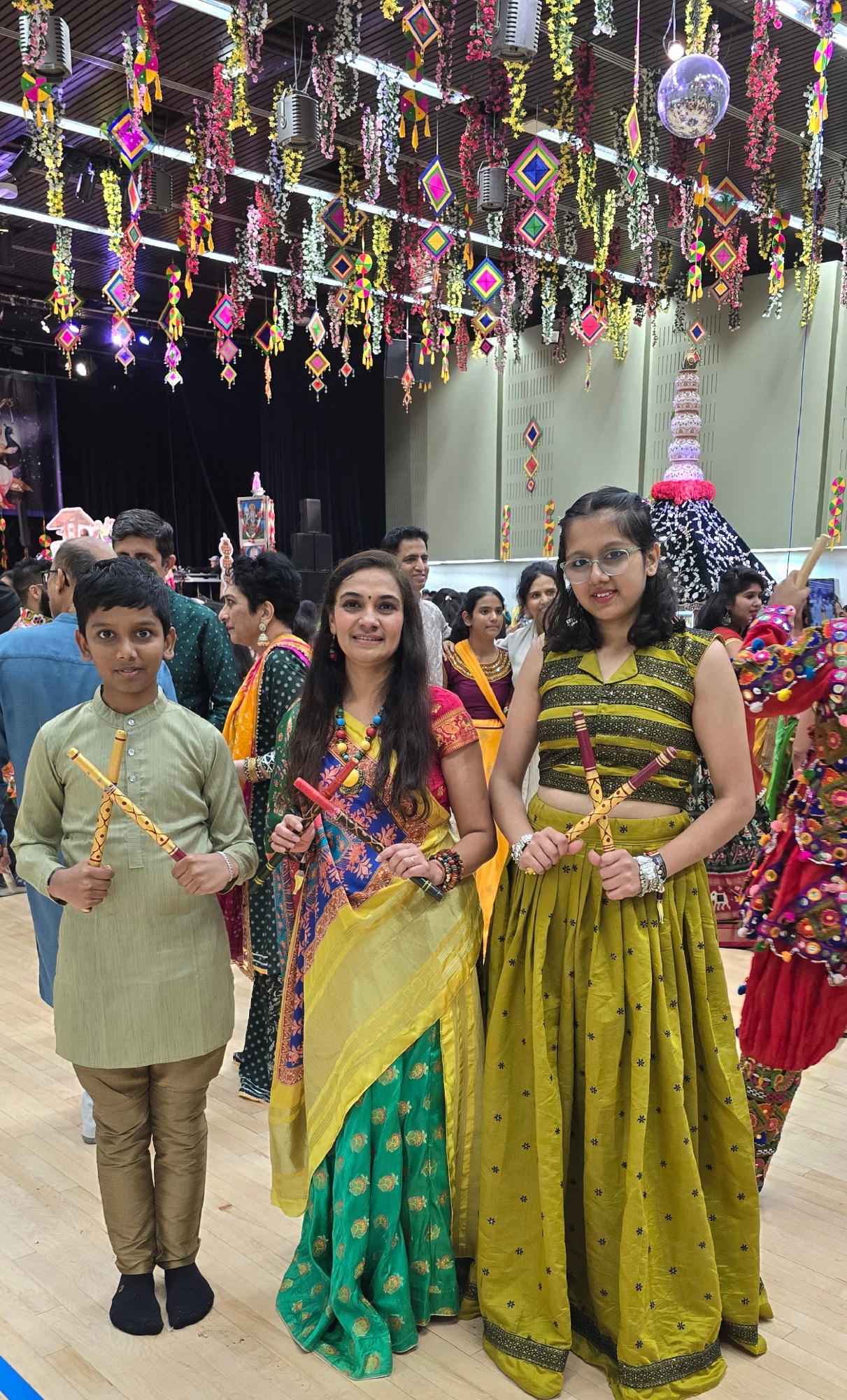 Students in cultural dress